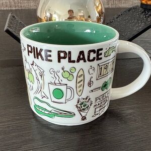 Starbucks Pike Place Mug - Green and White